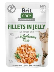 Brit Care Cat Fillets in Jelly with Wholesome Tuna 85 g
