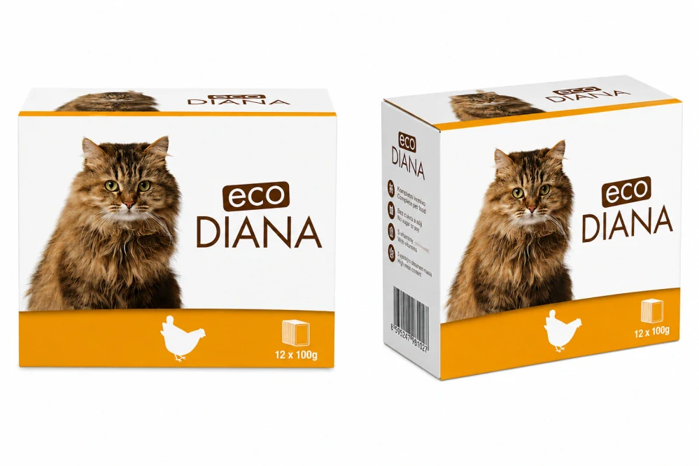 Diana eco kapsičky kuřecí kousky v omáčce 12x100g