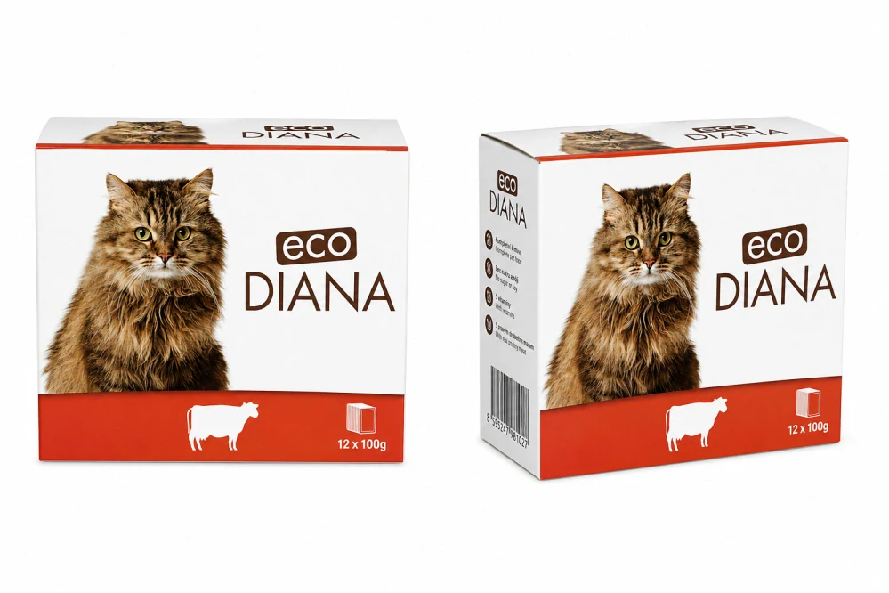 Diana eco kapsičky hovězí kousky v omáčce 12x100g