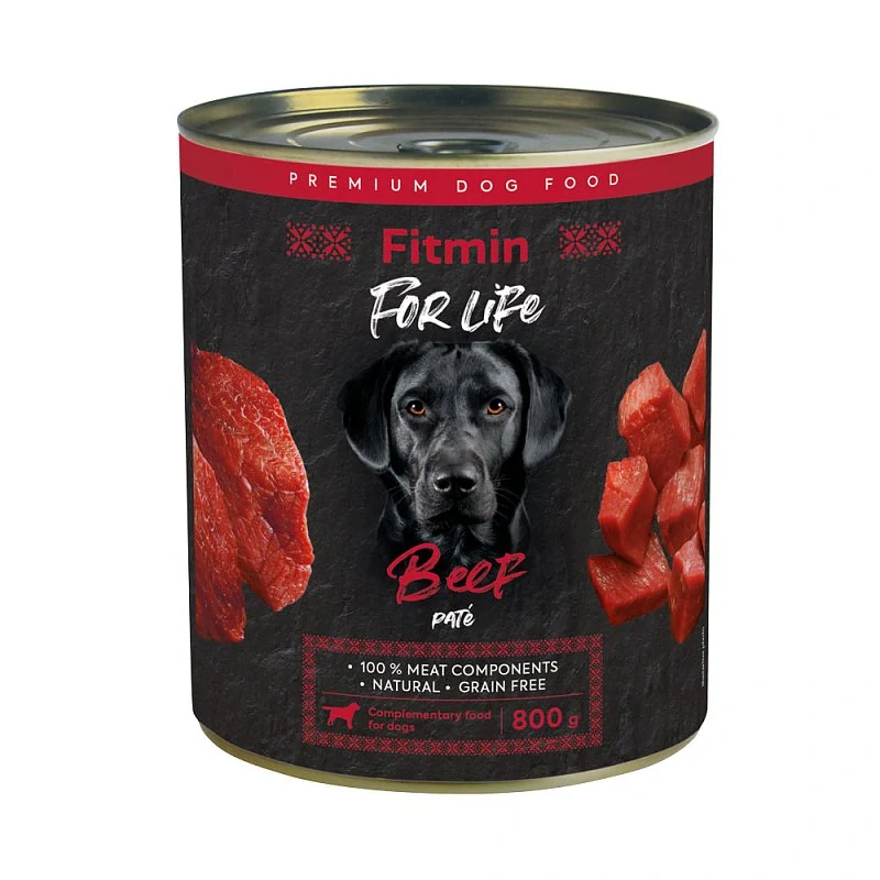 Fitmin For Life Hovězí konzerva pro psy 800 g