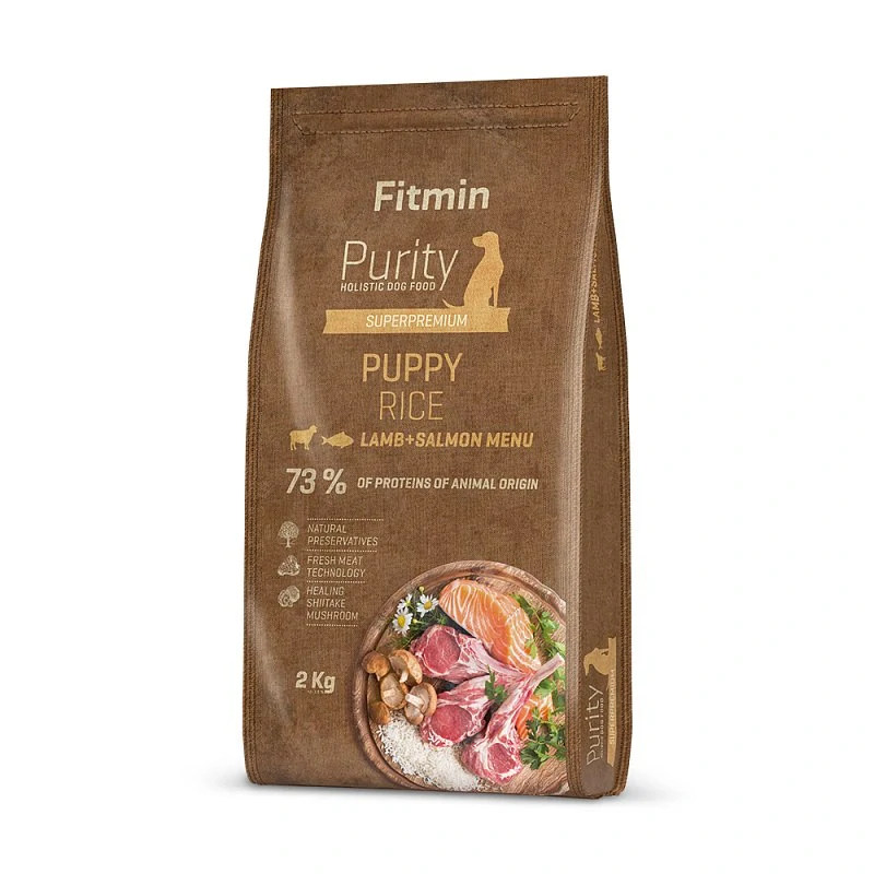 Fitmin Purity Lamb & Salmon Rice krmivo pro štěňata 2 kg