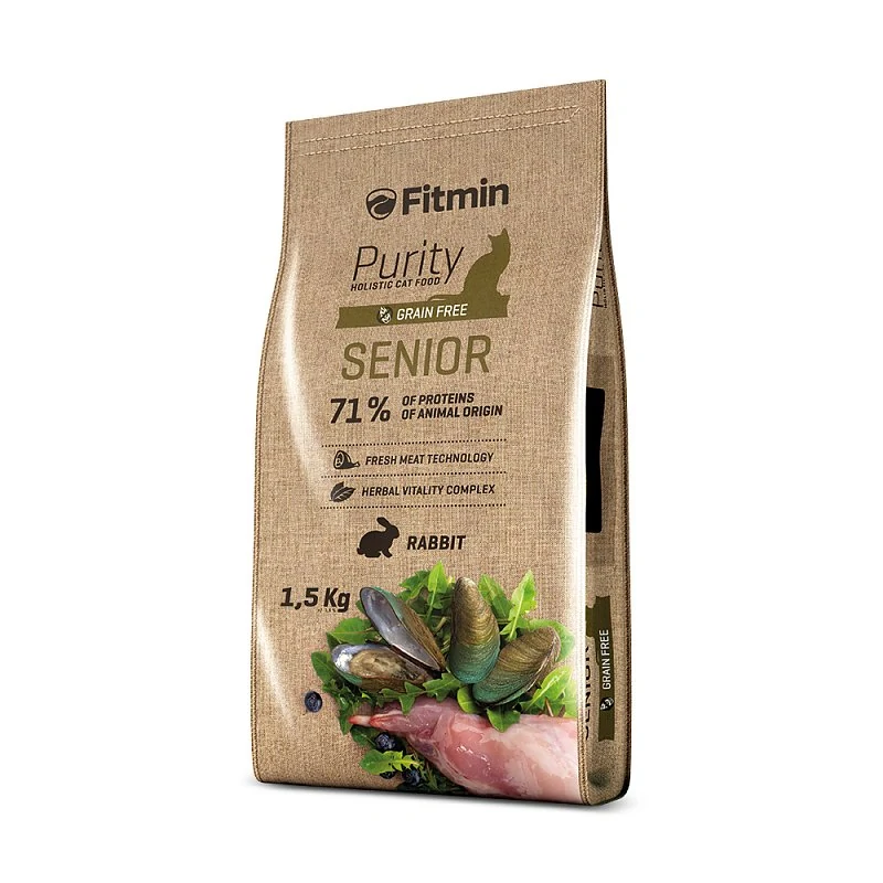 Fitmin Purity Senior krmivo pro kočky 1,5 kg