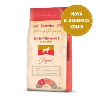 Fitmin Medium Maintenance kompletní krmivo pro psy 12 kg
