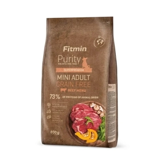 Fitmin Purity Mini Beef Grain Free krmivo pro malé psy 800 g