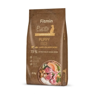 Fitmin Purity Lamb & Salmon Rice krmivo pro štěňata 2 kg